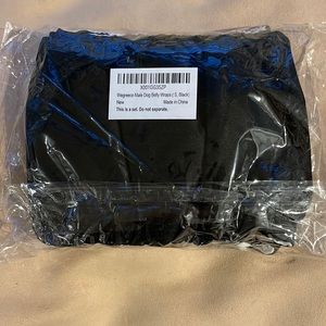 Wegreeco male dog belly wrap. Small